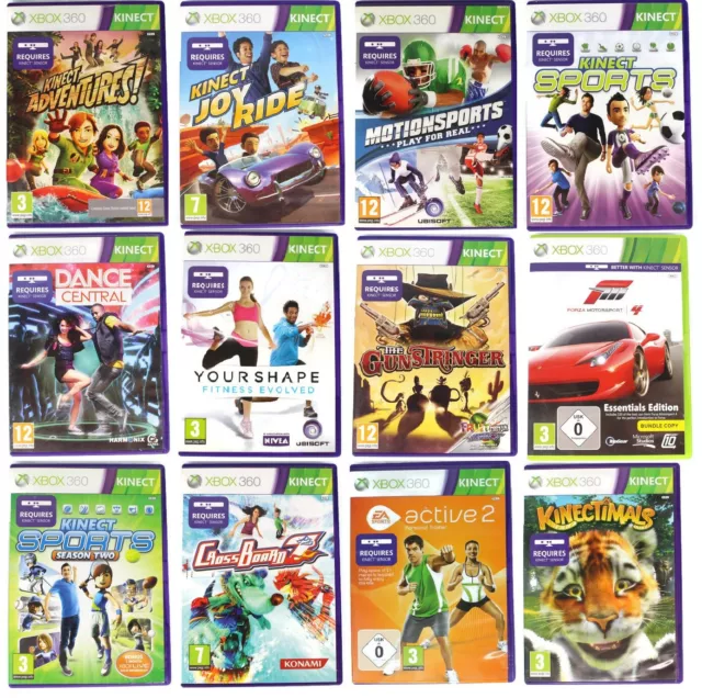 Xbox 360 Kinect Games - Multi Listing - Kinect Sports Adventures Dance Central..