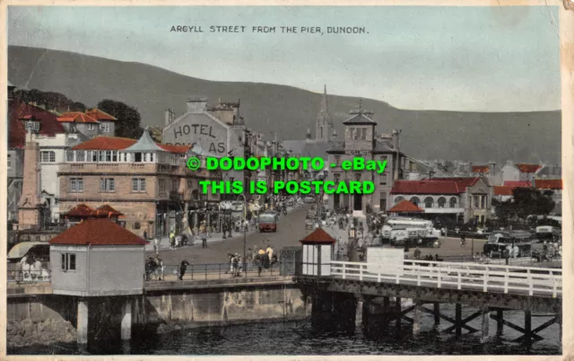 R500817 Dunoon. Argyll Street From The Pier. E. T. W. Dennis