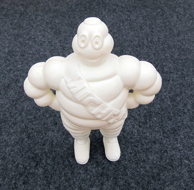 Vintage Michelin Man "Bibendum" 12.5 Inch Plastic Advertising Figure**1981**