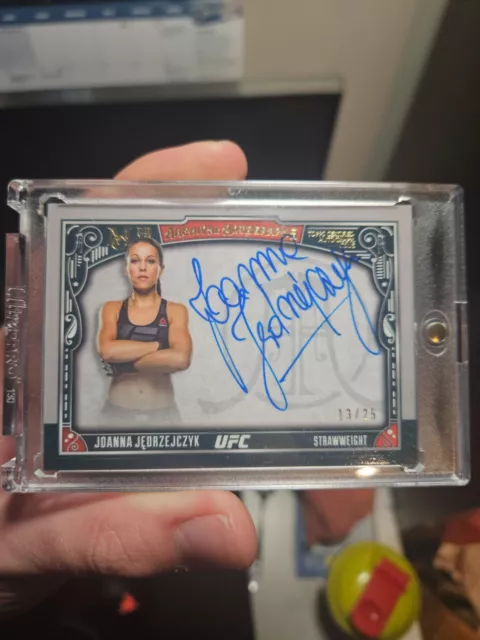 2016 Topps UFC Museum Collection Joanna Jedrzejczyk Autograph /25
