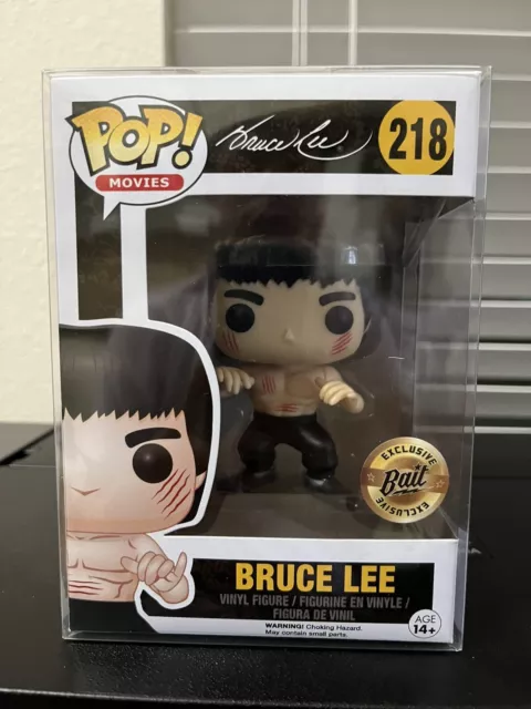 Funko Pop Bruce Lee #218 Enter The Dragon Exclusive Bait New With Protector