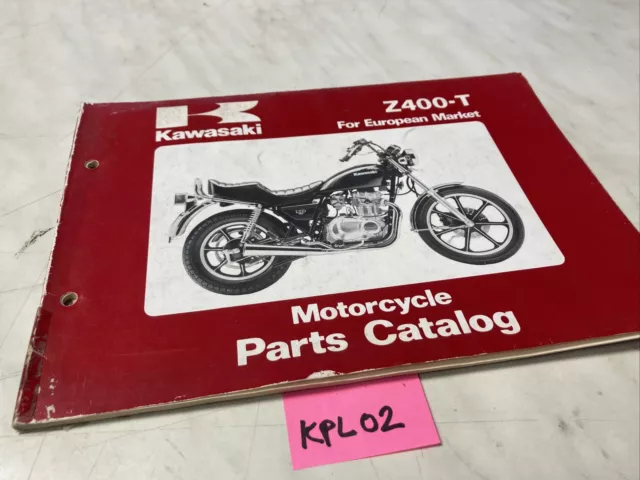 Kawasaki Z400-T LTD Z400 T1 catalogue pièces détachées parts list Z KZ 400