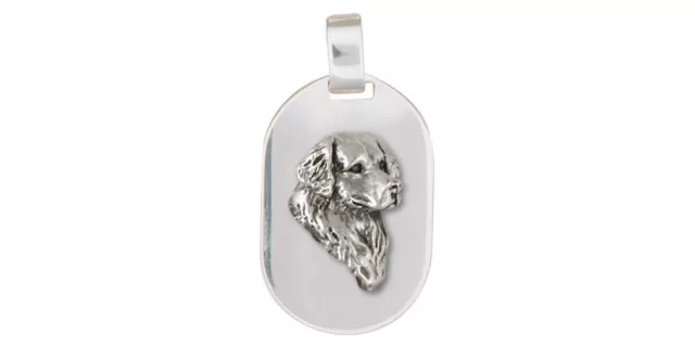 Bernese Mountain Dog Pendant Jewelry Sterling Silver Handmade Dog Pendant BMD1H-