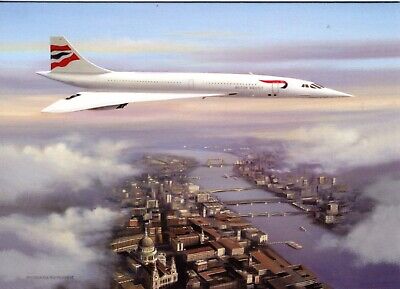 C 6321+ CARTE POSTALE   CONCORDE  DOUBLE VOLET  THE  ROTHBURY COLLECTION 