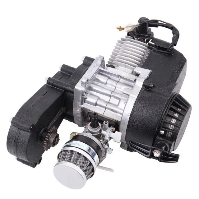 BLOCCO MOTORE 50cc COMPLETO X MINI QUAD ATV  MINI CROSS 50CC RIDUTTORE LUNGO