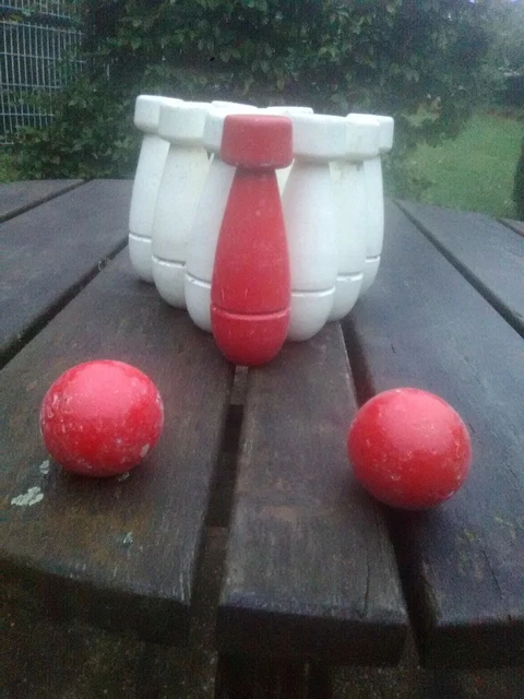 ANCIEN JEU DE quille En Bois / Réf A526 EUR 19,00 - FR