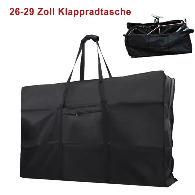 26"-29" Klappradtasche Wetterfest Faltrad Tasche Fahrrad Transporttasche