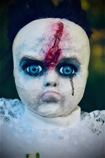 Creepy Terrifying Doll Disturbing Bloody Gore Ooak Scary Amputee Nightmare Fuel