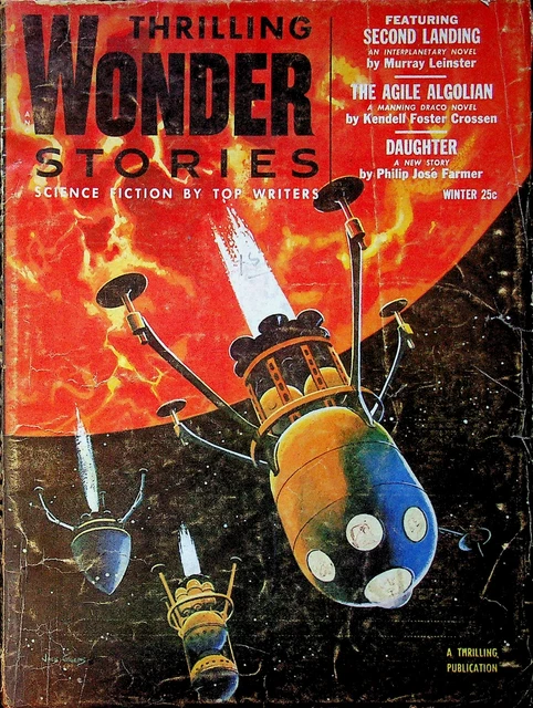 Thrilling Wonder Stories Pulp Jan 1954 Vol. 43 #2 VG