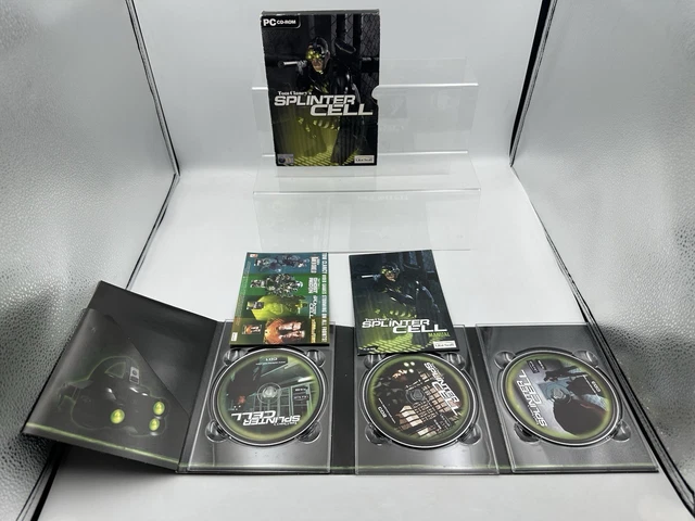 TOM CLANCY'S SPLINTER Cell Boxset PC Game 3 Disc Manual Display Box ...