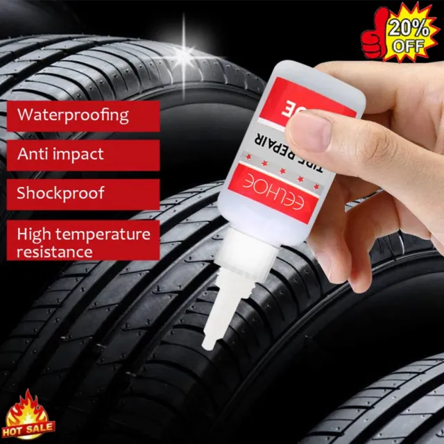 Strong Rubber Adhesive Tire Puncture Repair Glue Sealer Super Caulk Car HOT