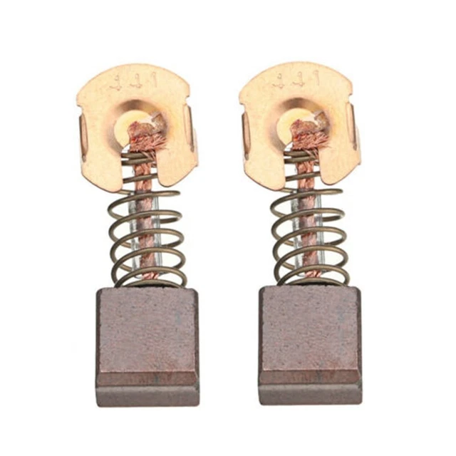Pratica spazzola carbone 2 pezzi supporto accessori copertura motore elettrico tappo
