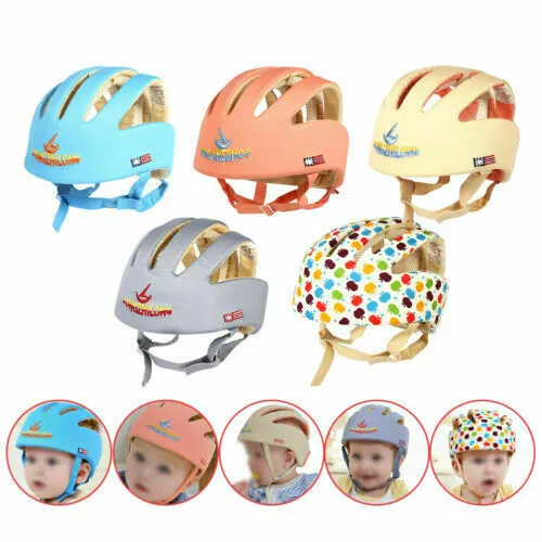 Infant Toddler Safety Helmet Baby Kid Head Protect Hat For Walking Crawl E Style