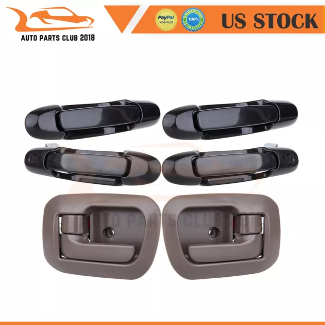 Inside & Outside Left & Right Set Of 6 for 98-03 Toyota Sienna Door Handles