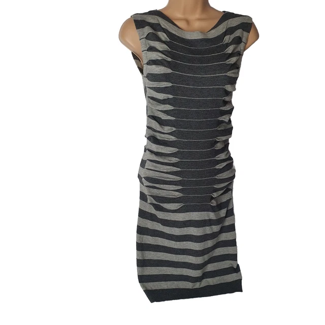 ted baker metropolis stripe knit skater dress