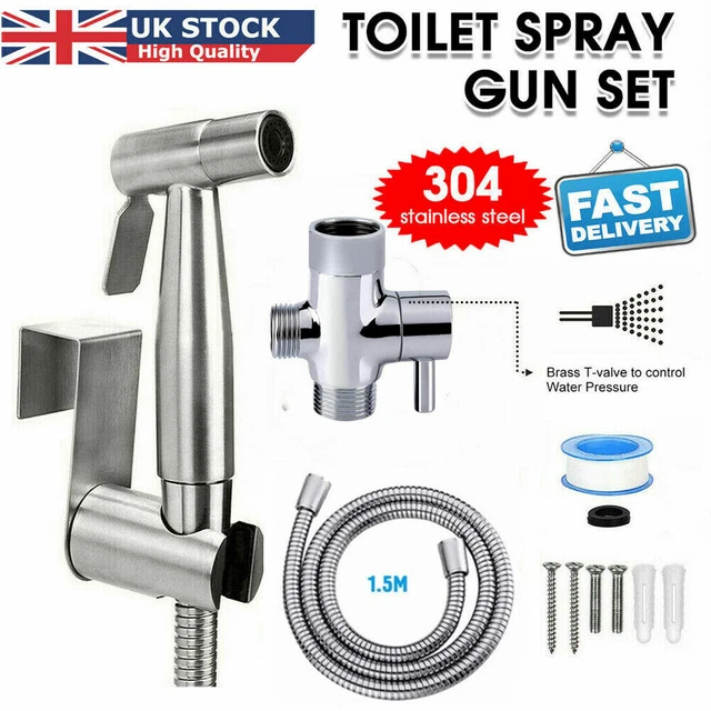 LUXURY HANDHELD BIDET Toilet Jet Spray Muslim Hygienic Shattaf Douche