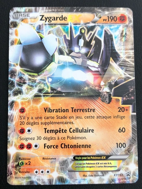 Carte Pokemon Fr Xy Promo - Zygarde Ex Xy151 Promo Ultra Rare - Exc/Nm