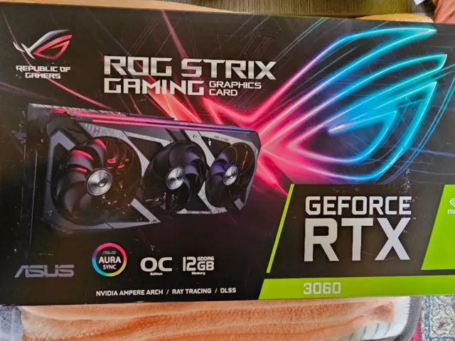 Asus Rog Strix GeForce RTX 3060 O12G Gaming Grafikkarte  OC Edition 12GB