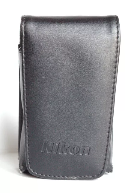 Nikon Coolpix S borsa foderino custodia case in pelle originale fotocamera - Bag