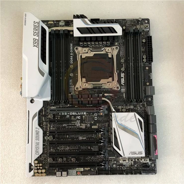 ASUS X99-DELUXE LGA 2011-3 DDR4 Intel X99 SATA 3.0 USB3.0 ATX RJ-45 ...