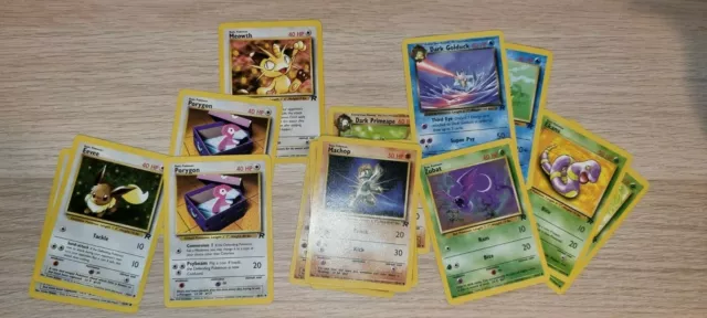 Base Set ROCKET | WOTC | Pokemon card bundle - Choose card - Holo Rare Mint