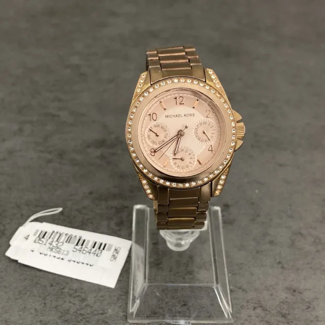 Michael Kors Mini Blair Uhr MK-5613 Damen roségold SSteel neuer Akku MK5613