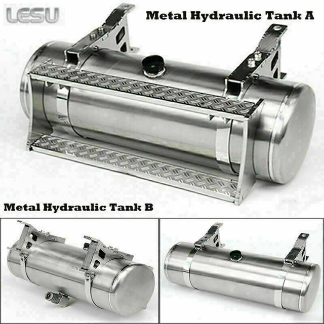 LESU Boîte à Batterie Métal/plastique – Pour Camion RC 1/14 Tractor Truck