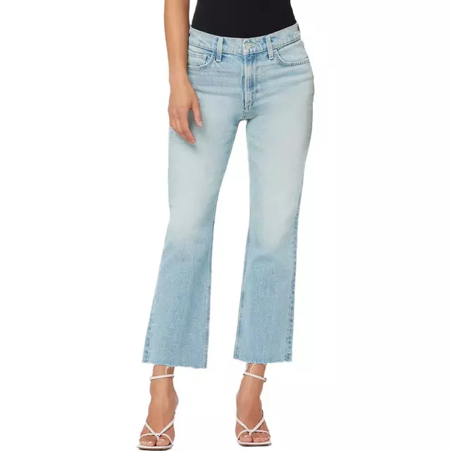 Joe's Womens The Callie Blue High-Rise Cropped Denim Bootcut Jeans 25 BHFO 8032