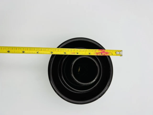 6” X 4.5” Vintage Brown LOCKE Porcelain/Ceramic High Voltage Power Insulator. 10