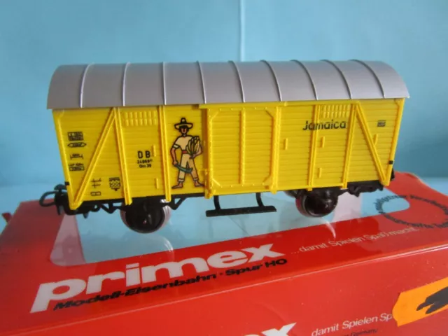 Wagon Marchandise Transport Bananes Primex Echelle Ho 1/87 Boite 4544