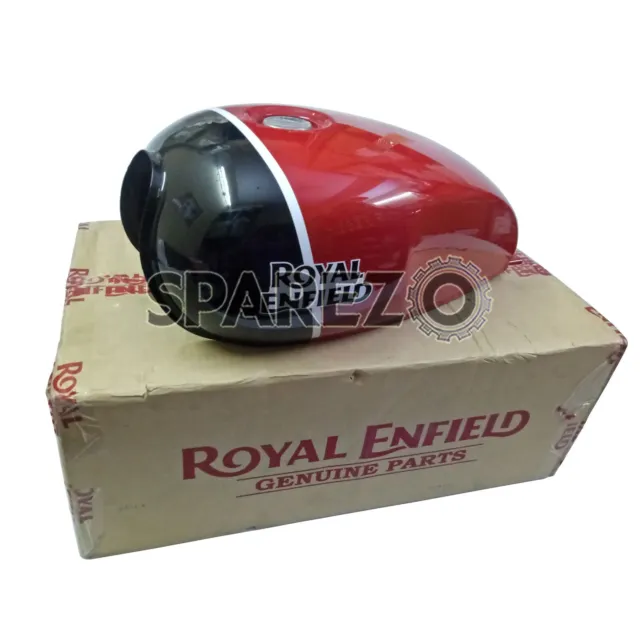 Genuine Royal Enfield "Ravishing Red Petrol Gas Fuel Tank" For Interceptor 650