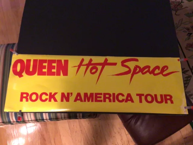 QUEEN “Hot Space” 1982 America Tour promo poster. 12” x 36”