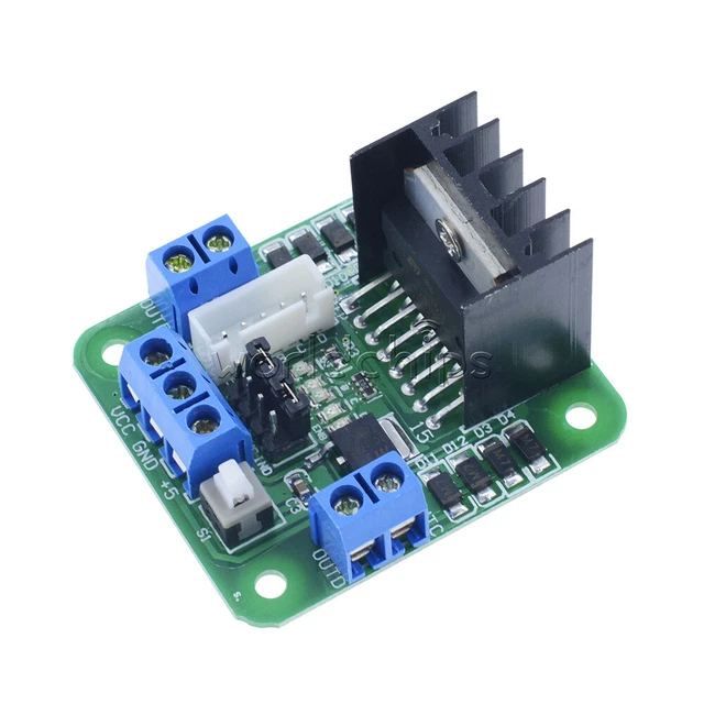 Module L298N Double Pont H - Pilotage Moteurs DC Et Pas-à-pas Pour Projets Arduino Et Robotique