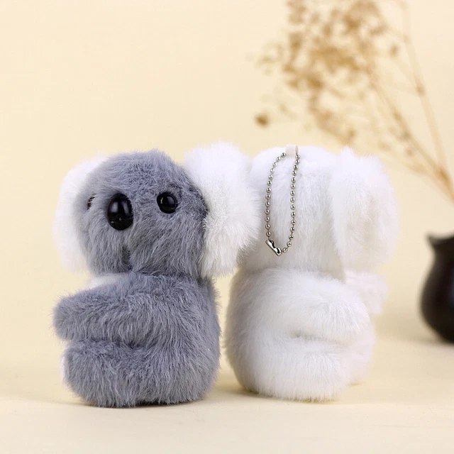 Bijou de sac koala en feutre et cuir de veau Gris - Europe Site Officiel
