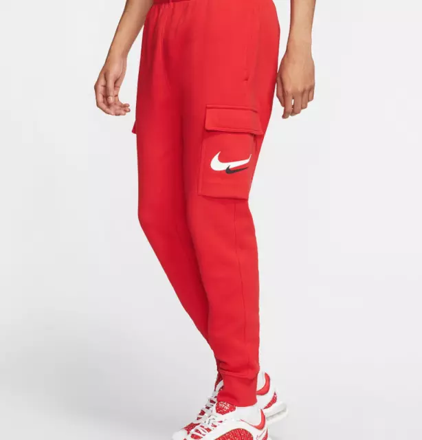 Jogging Noir/Rouge Homme Nike Jordan Sport Woven