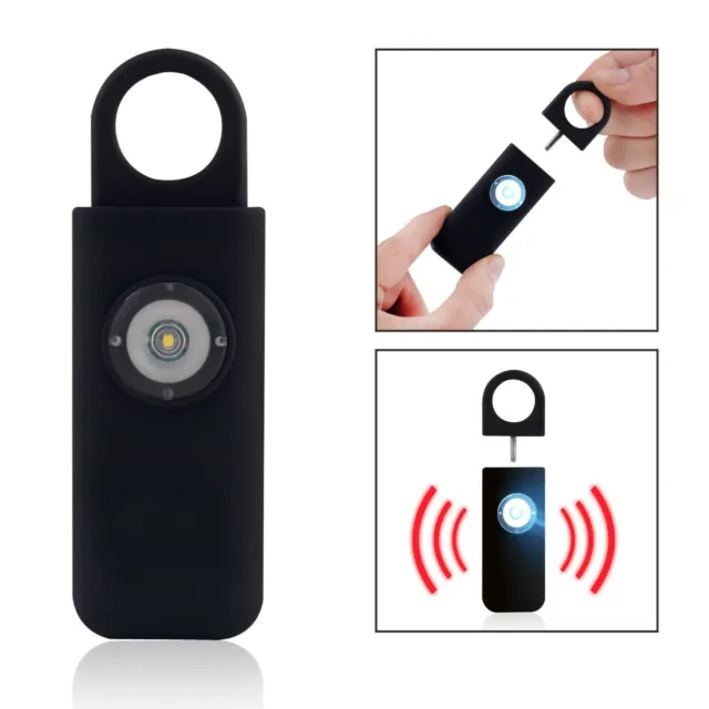 Personal Safety Alarm Torch Panic Rape Attack Police Keyring Approved Security