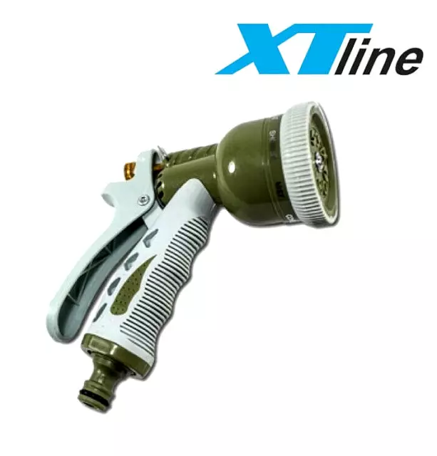 Pistolet lance d'arrosage jet réglable 8 fonctions ergonomique XTline SB6015