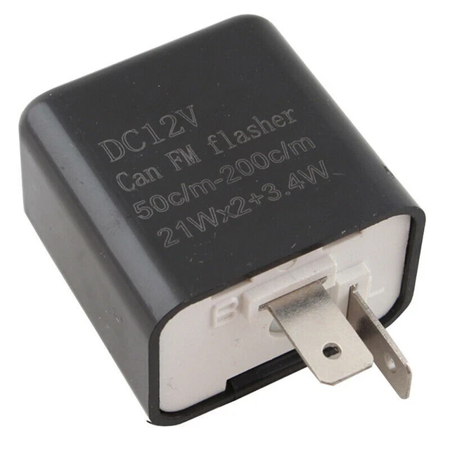 Relè Lampeggiatore Velocità Freccia 12V 2Pin Accessorio Regolabile Indicatore
