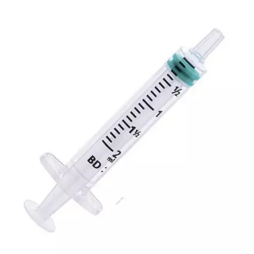 BD Emerald Sterile Syringes Hypodermic  - Luer Slip - 2ml  Fast Post