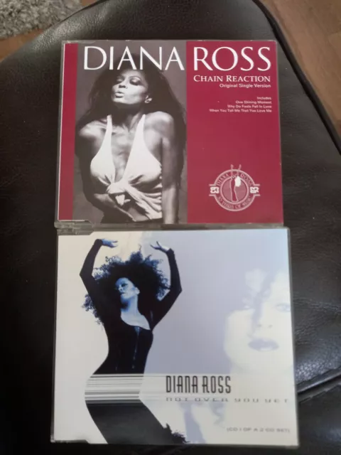 Diana Ross - Chain Reaction & Not Over You Yet - CD Singles