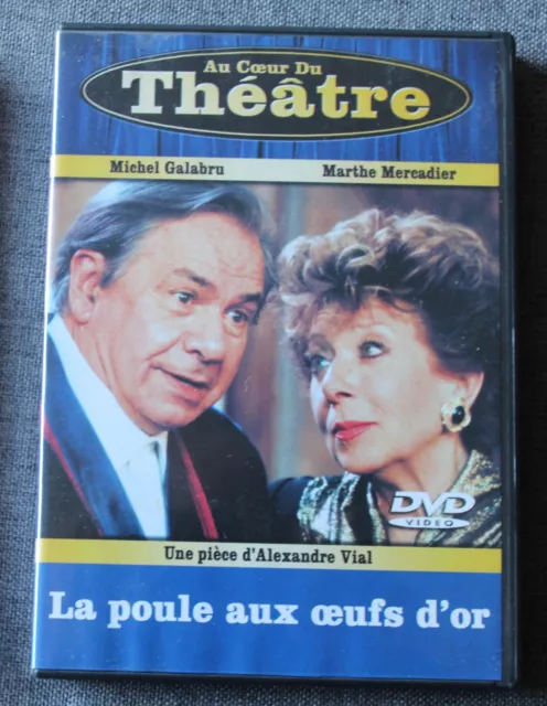 La poule aux oeufs d'or - michel Galabru / M Mercadier, DVD au coeur du Theatre