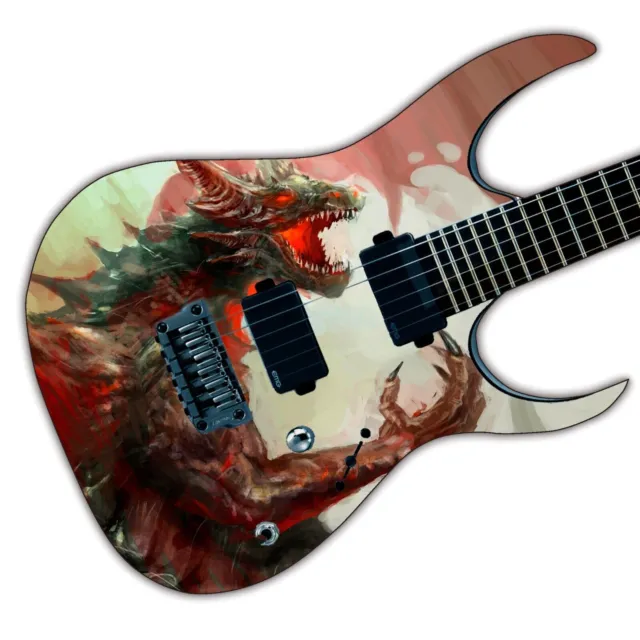 The Warrior Dragons Skin Wrap Vinyl Decal Stickers pour guitares et basses,...