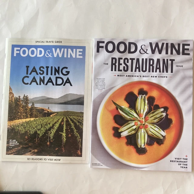 FOOD & WINE Magazine October 2023 Restaurant Special Travel Guide