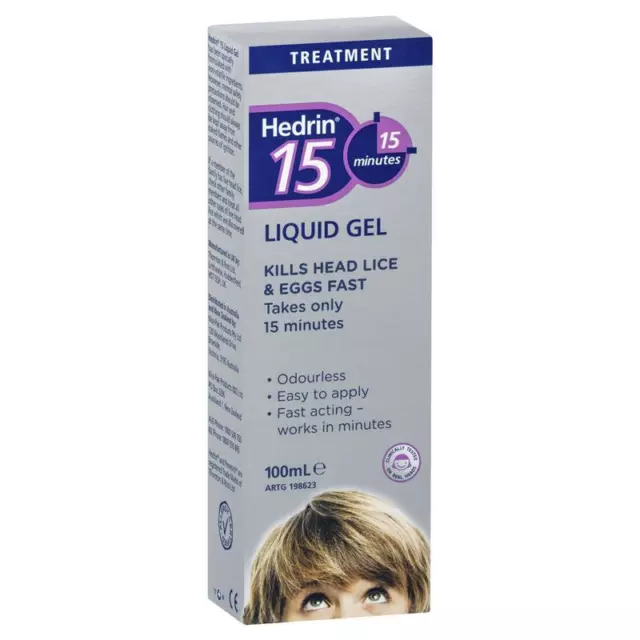 Hedrin 15min Liquid Gel 100ml