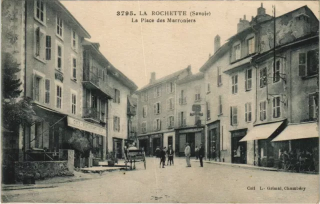 CPA LA ROCHETTE La Place des Marronniers (1193104)