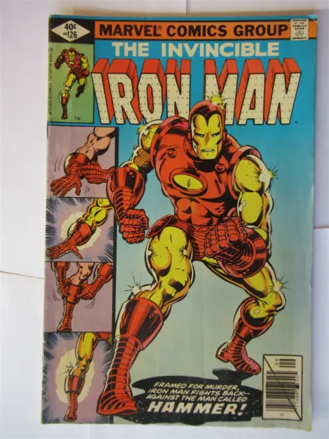 Marvel comics group book The Invincible Iron Man 126 VF 1979