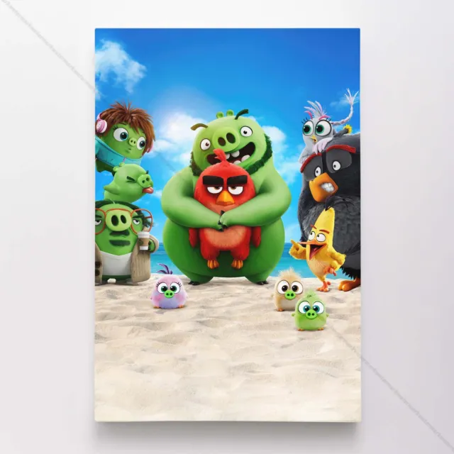 The Angry Birds Movie Poster Canvas Movie Print #1280