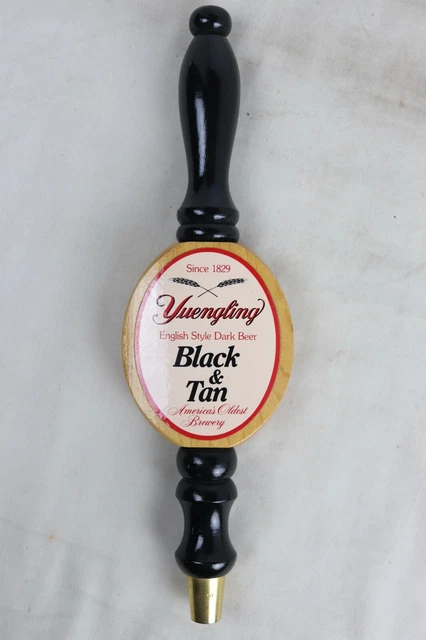 Yuengling Black & Tan Wooden Bar Tap Handle Pennsylvania Beer - 12.5" Long