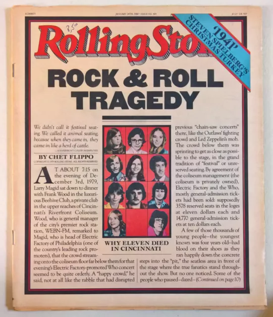 Rolling Stone Magazine Issue No. 309 January 24th 1980