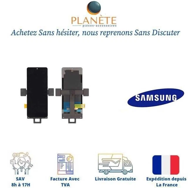Écran LCD Phantom Green Avec Châssis – Compatible Galaxy Z Fold 3 5G (neuf)